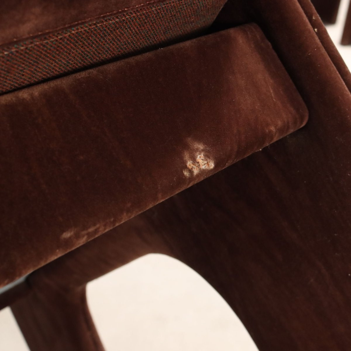 Fauteuils Vintage Tissu Rembourrage Design Années 1970-photo-4