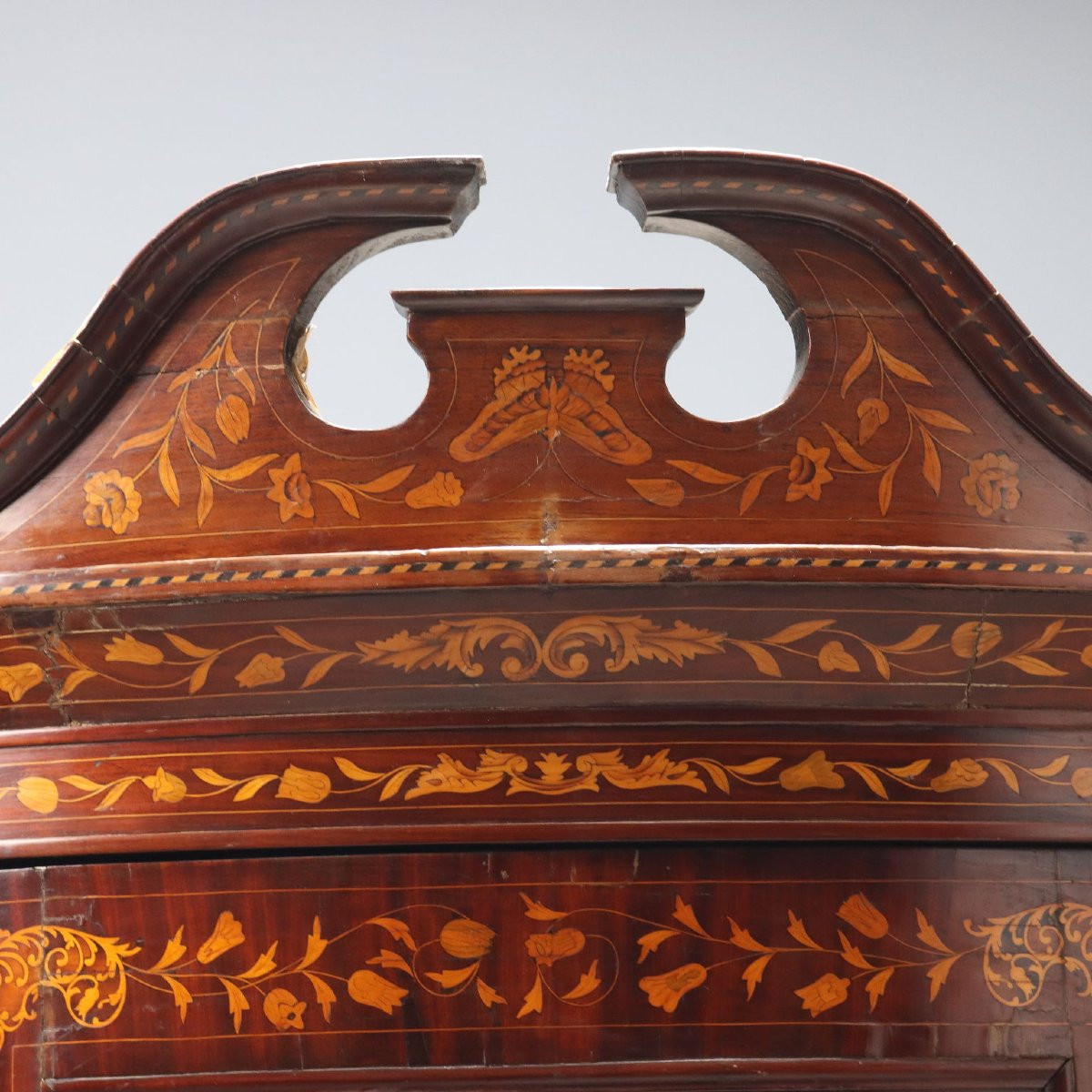 Dutch Mahogany Corner Cabinet First Half 19th Century-photo-4