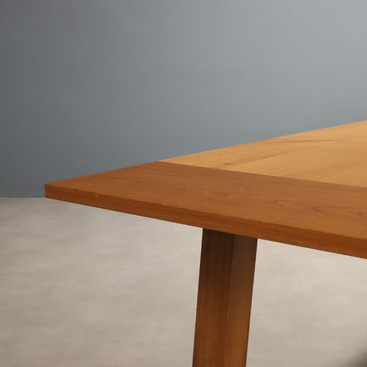 Grande table en chêne Italie XXe siècle-photo-4