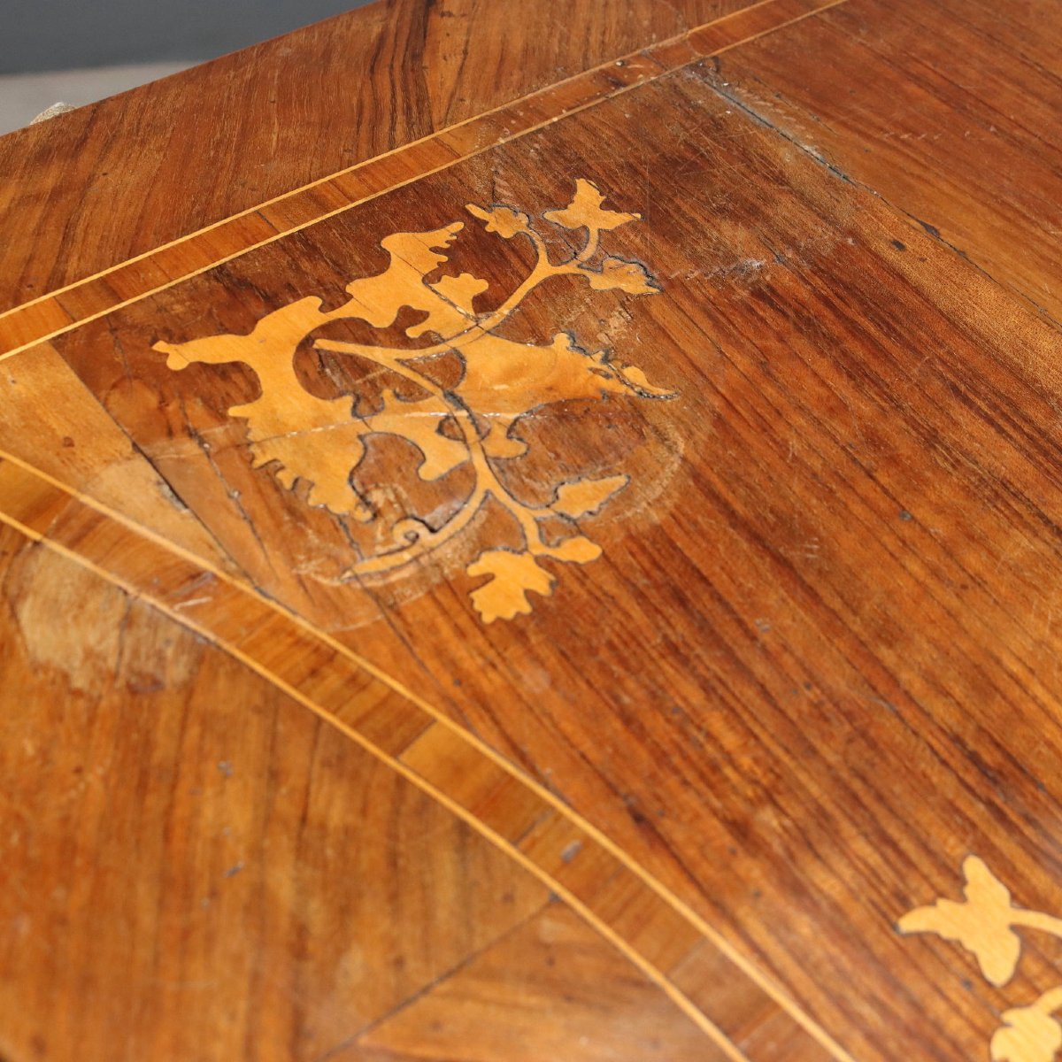 Antique Chest Of Drawers Baroque Walnut Italy XVIII Century-photo-3