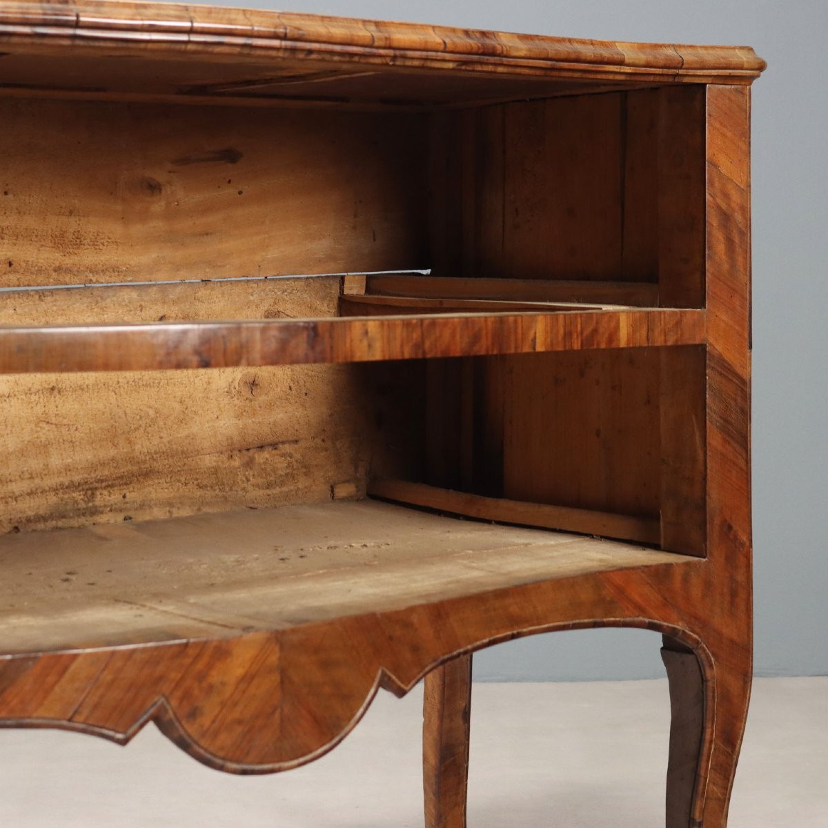 Antique Chest Of Drawers Baroque Walnut Italy XVIII Century-photo-5