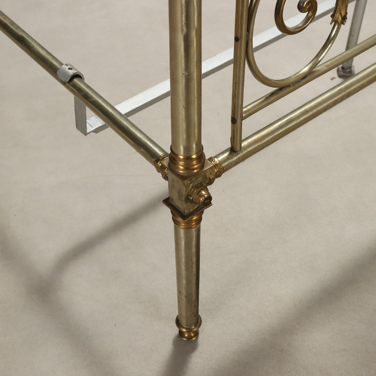 Brass Bed Italy, Late 19th Century-photo-5