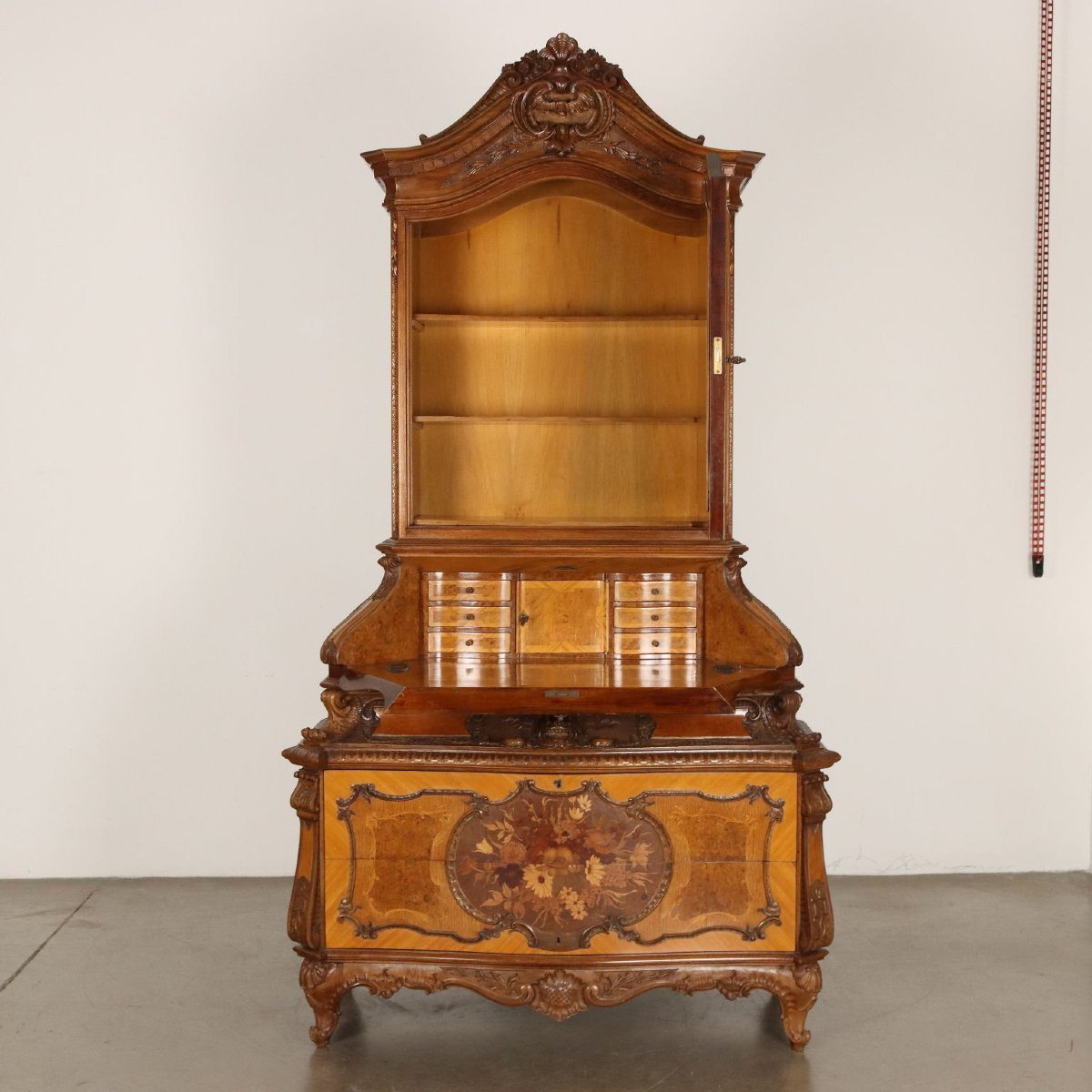 Antique Chest Of Drawers Carved Mahogany Drawers Italy XX Century-photo-3