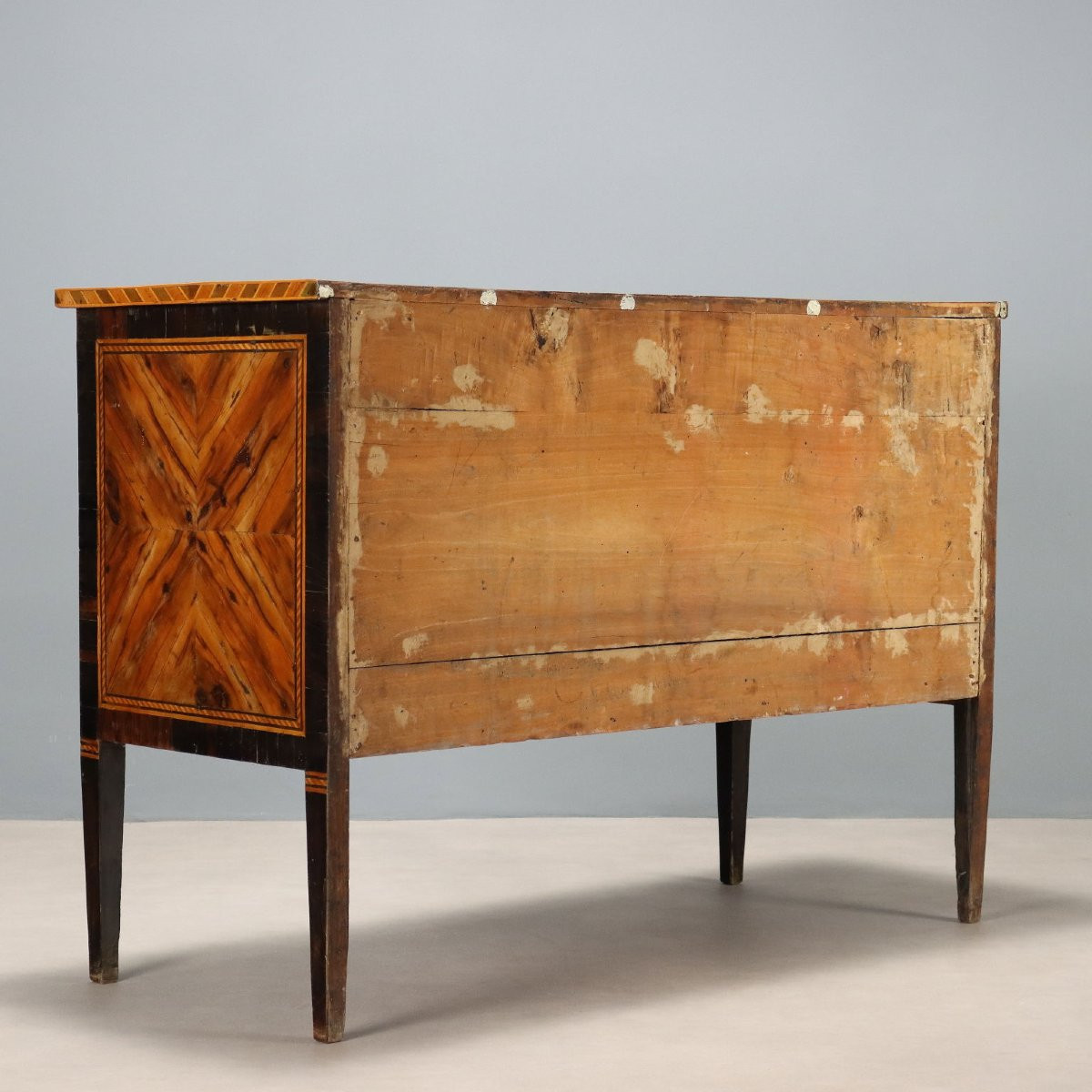 Antique Chest Of Drawers Poplar Bois De Violette XVIII Century-photo-7