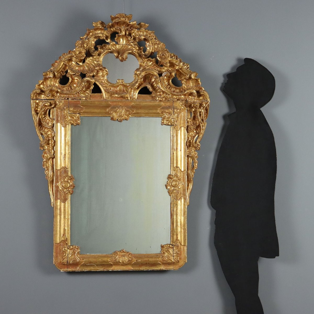 Miroir éclectique Italie du XIXe siècle-photo-2