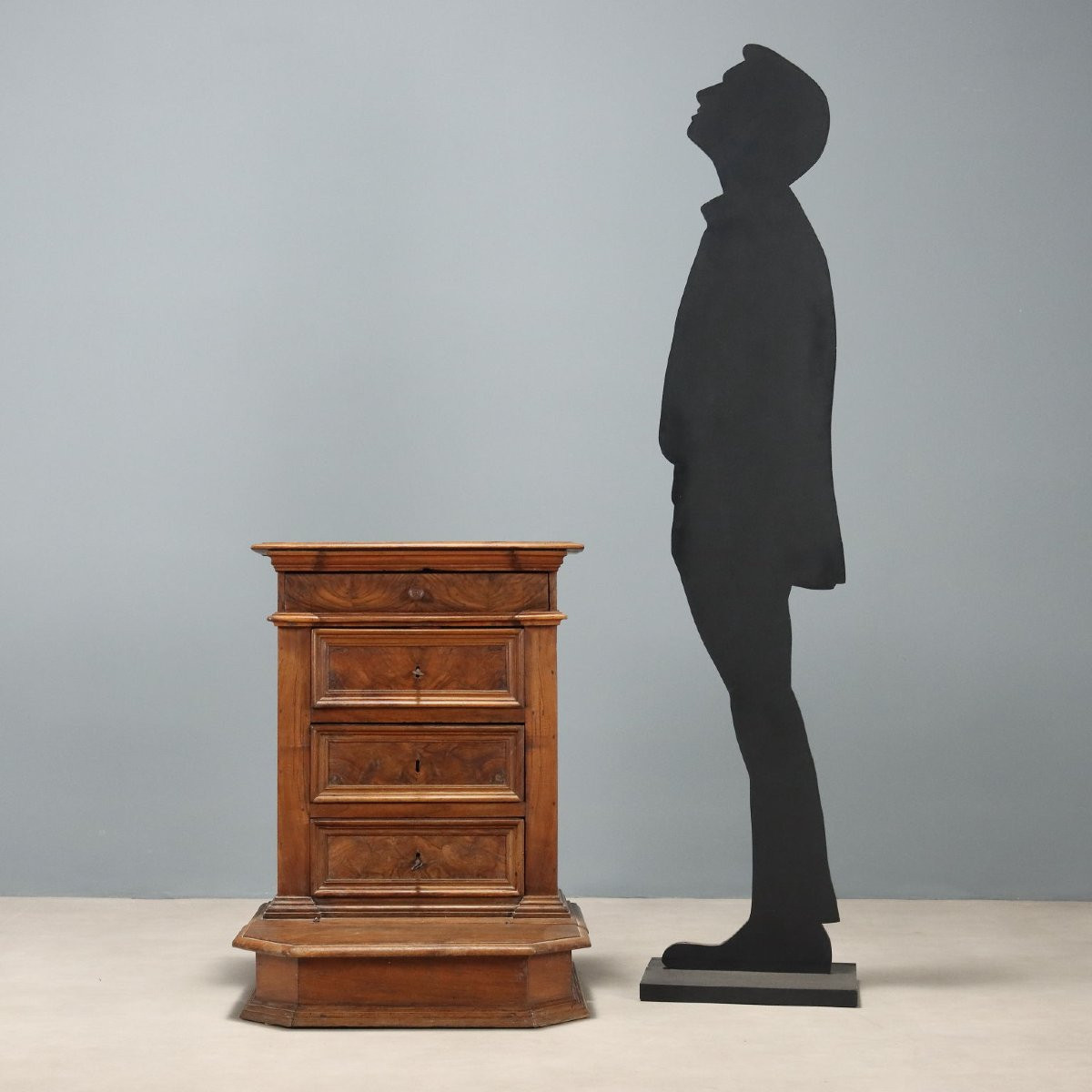 Baroque Walnut Kneeler Italy Early 18th Century-photo-2