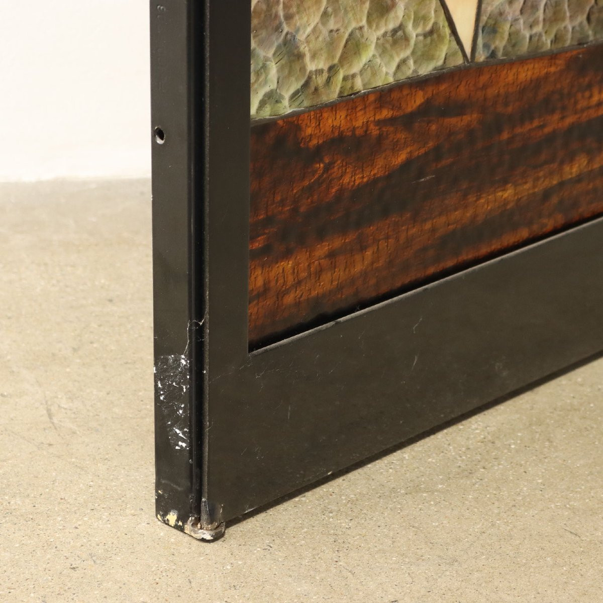 Antique Stained Glass Doors Abstract Subject Italy XX Century-photo-7