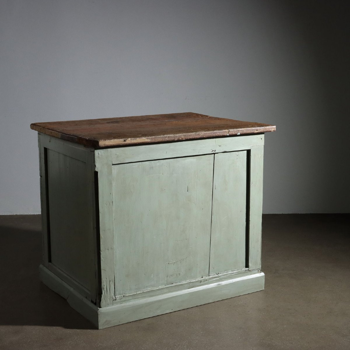 Commode Vintage Style Industriel Sapin Laqué Italie XXe Siècle-photo-6