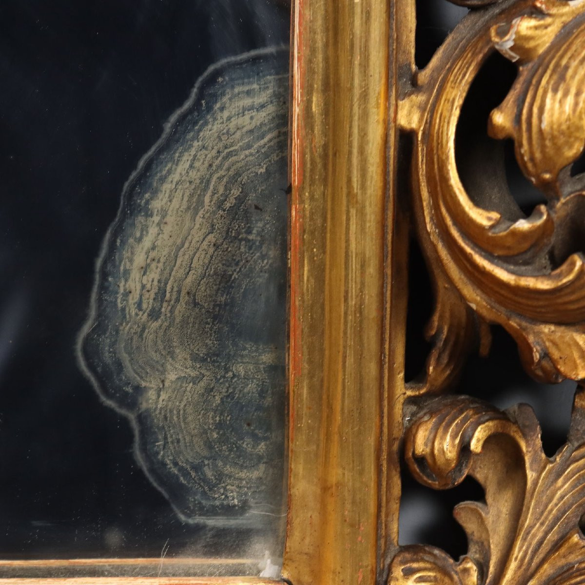 Baroque Style Mirror Italy Early 20th Century-photo-4