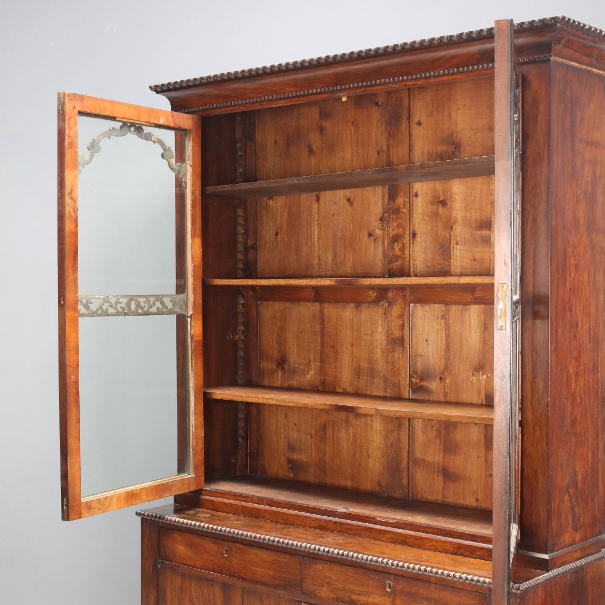 Antique Bookcases Bois De Violette Fir Italy XIX Century-photo-1