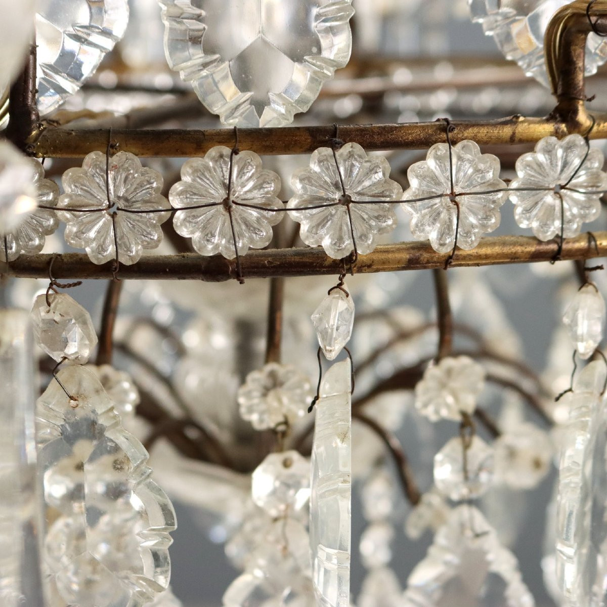 Paire de lustres à douze lumières Italie, début du XXe siècle-photo-2