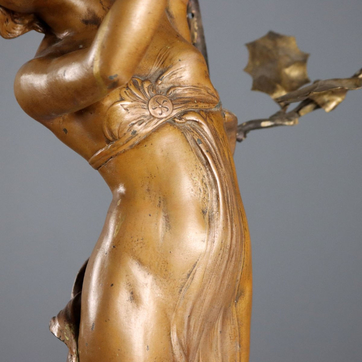 Lampes de Table Anciennes Métal Laqué Bois du XXe Siècle-photo-6