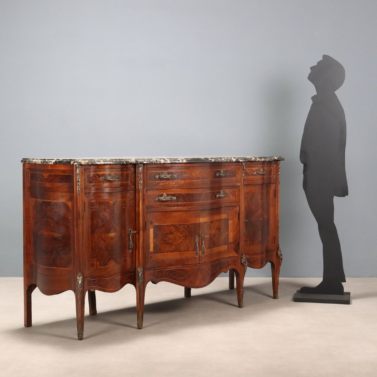 Four Door Sideboard,  Italy, Early 20th Century.-photo-2