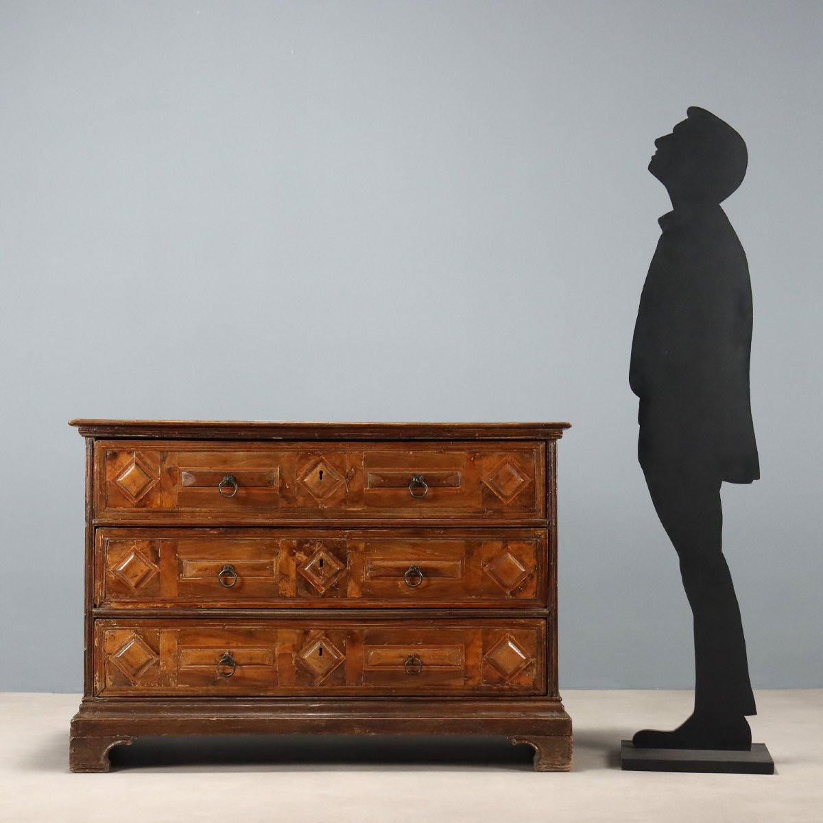 Baroque Walnut Chest Of Drawers Veneto Early 18th Century-photo-2