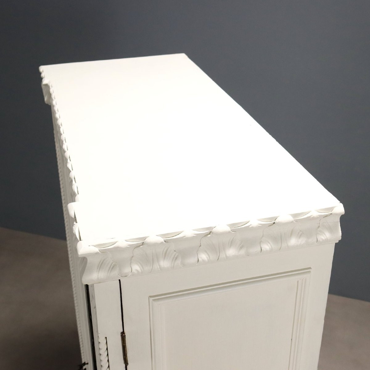 Neo-renaissance Style Poplar Cabinet Italy First Half Of The 20th Century-photo-2