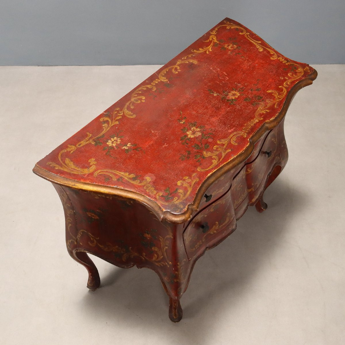 Antique Chest Of Drawers Venetian Baroque Style Italy XIX Century-photo-3