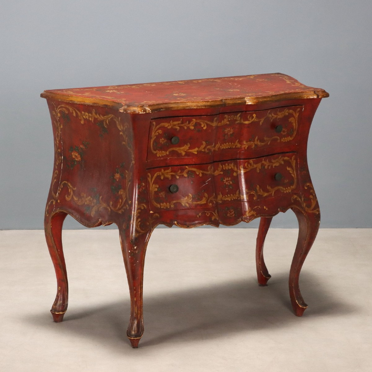 Antique Chest Of Drawers Venetian Baroque Style Italy XIX Century