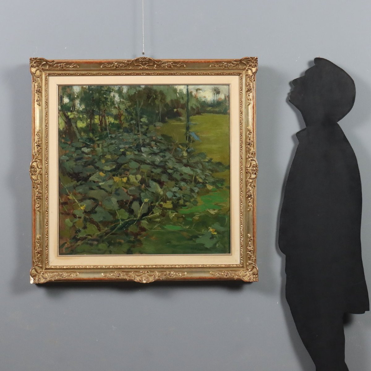 Tableau Moderne Signé Domenico De Bernardi Paysage Italie 1921-photo-2