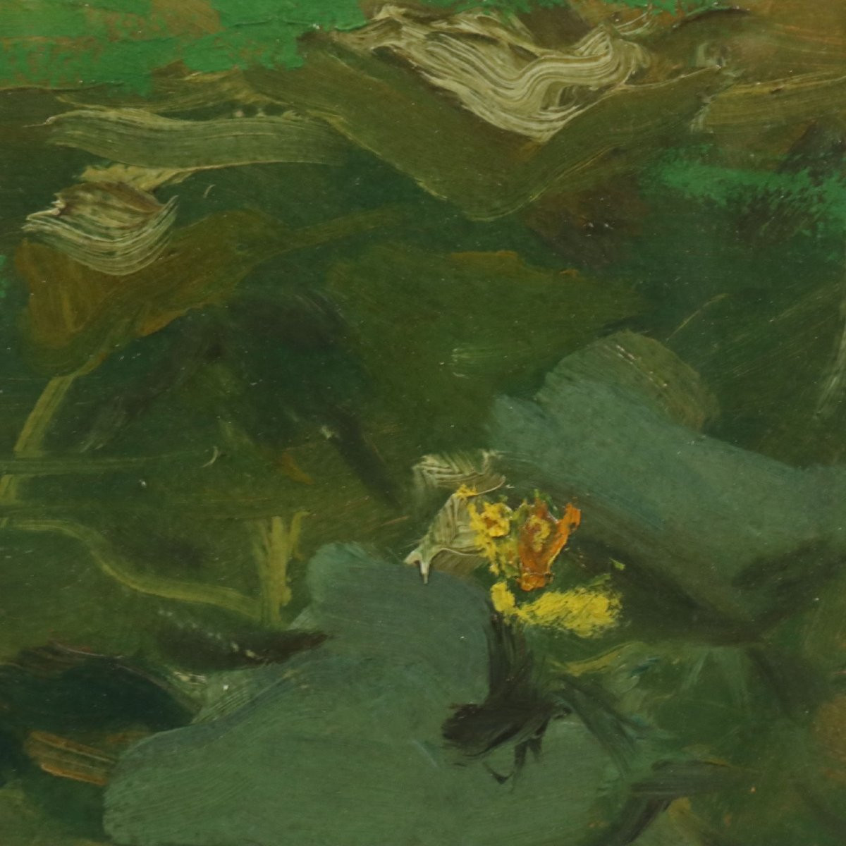 Tableau Moderne Signé Domenico De Bernardi Paysage Italie 1921-photo-1