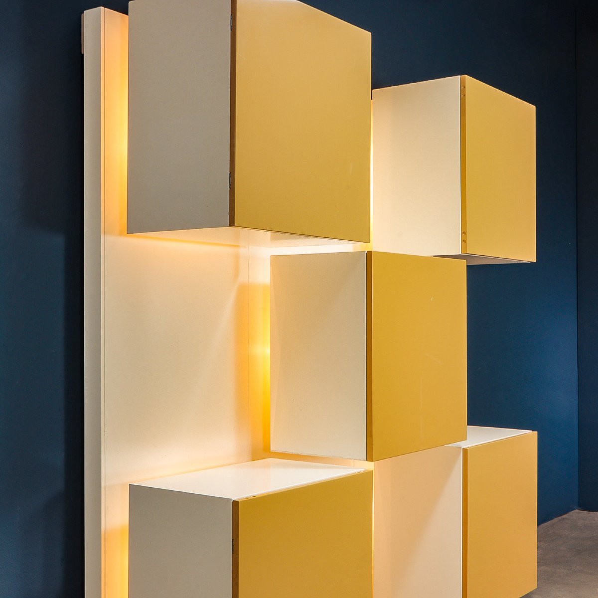 Acerbis Life Bibliothèque Vintage Design R. Monsani Italie Années 1980-photo-6