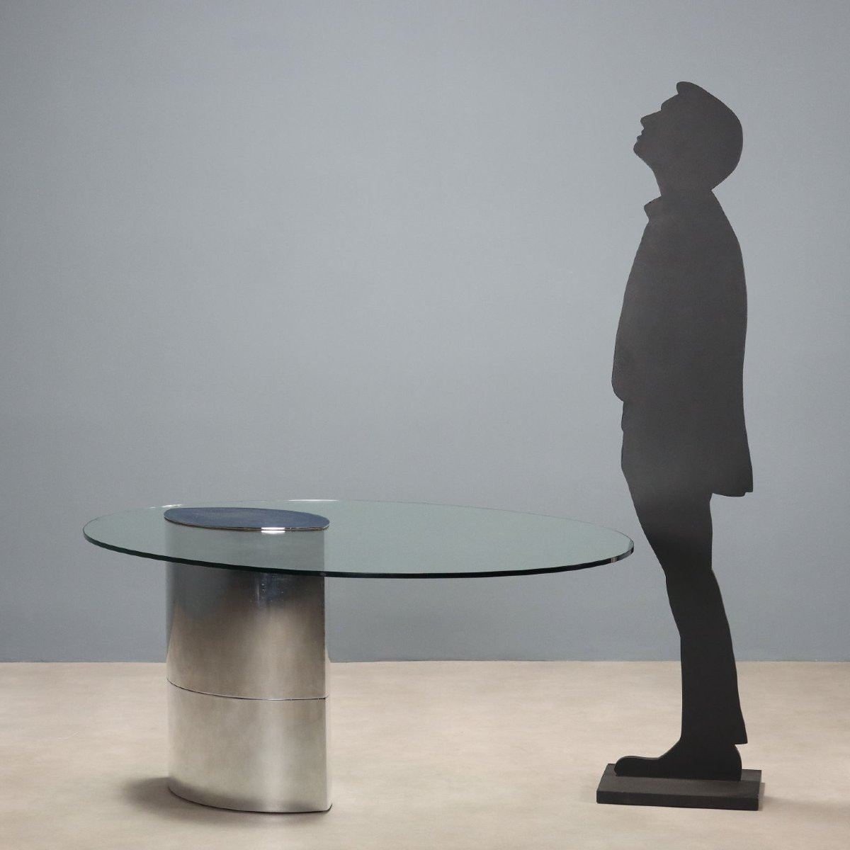 Knoll Lunario Table Vintage Design Cini Boeri 1970s-1980s-photo-2