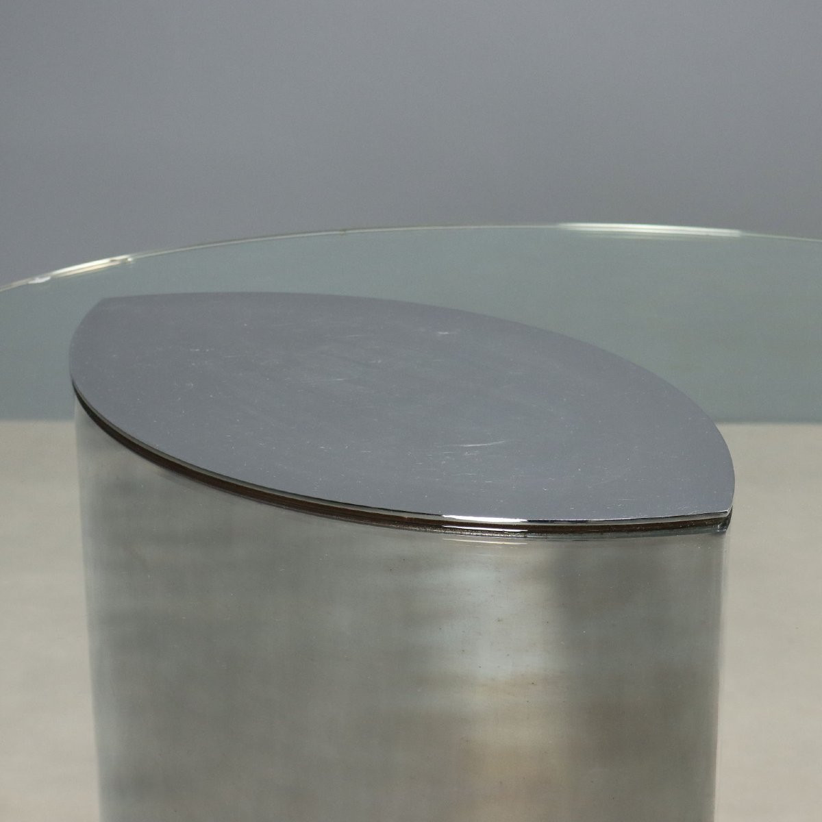 Knoll Lunario Table Vintage Design Cini Boeri 1970s-1980s-photo-1