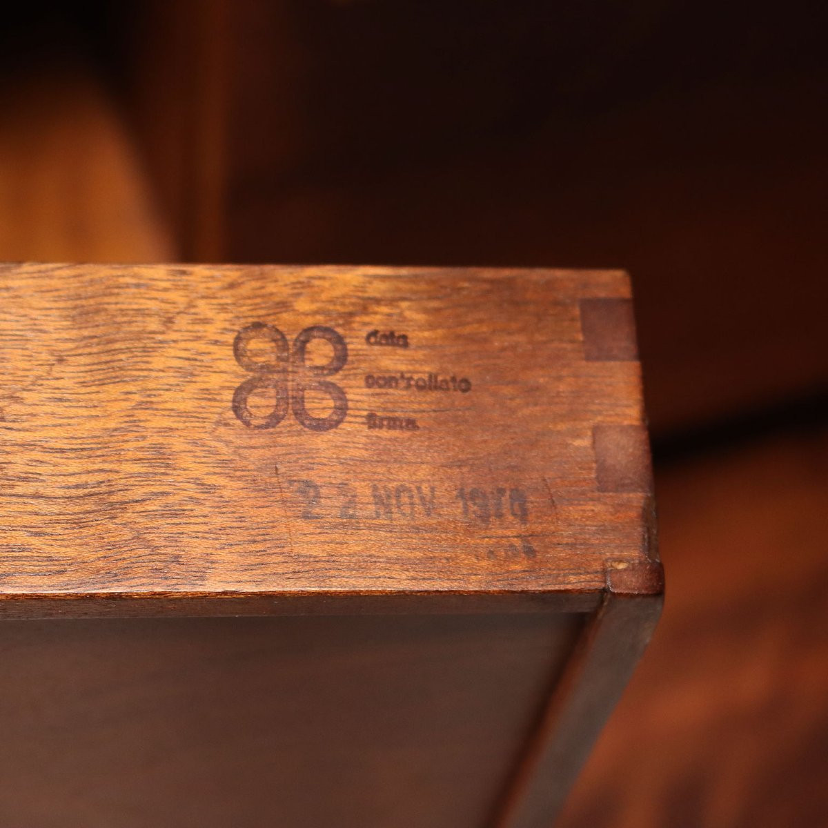 Vintage Cupboard Design Silvio Coppola For Bernini Walnut Veneer - 1960s-1970s-photo-8