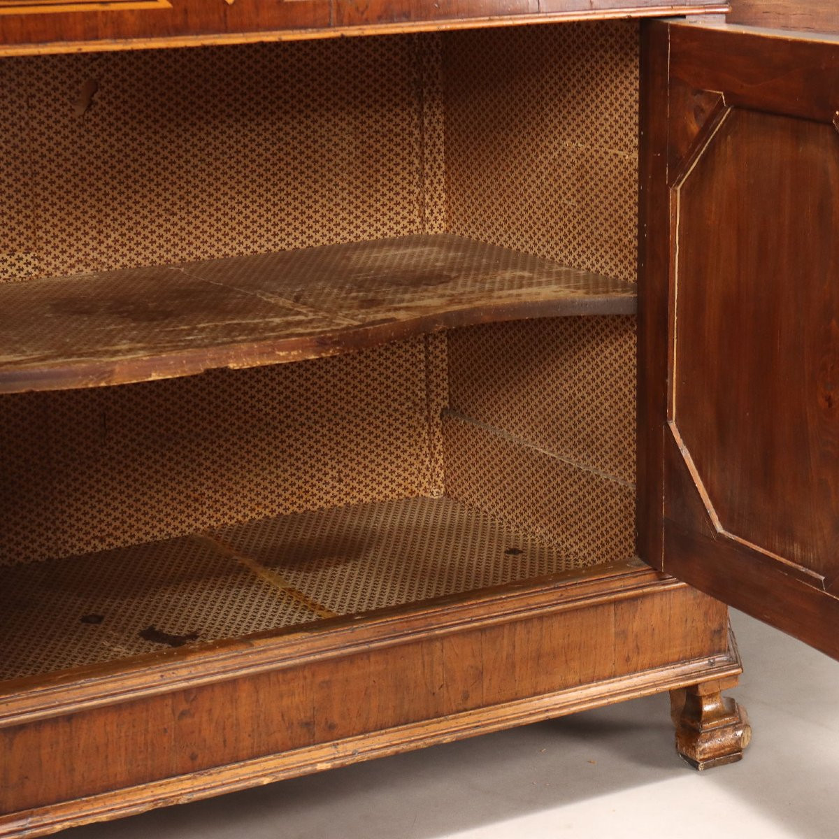 Buffet Umbertina en noyer Italie, fin du XIXe siècle-photo-5