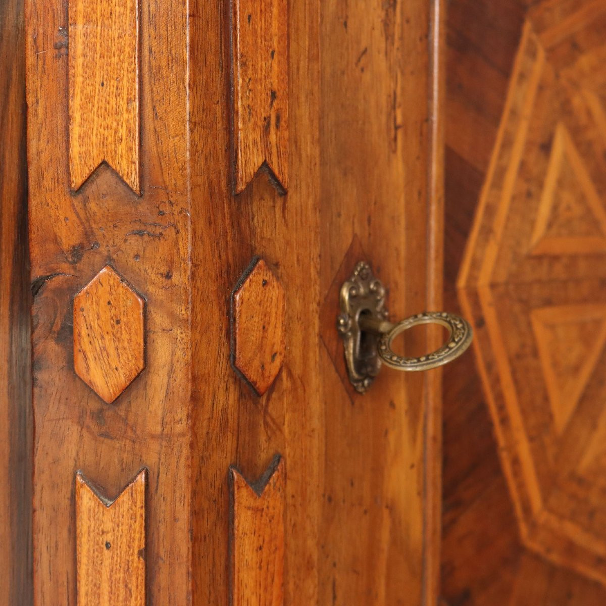 Buffet Umbertina en noyer Italie, fin du XIXe siècle-photo-7