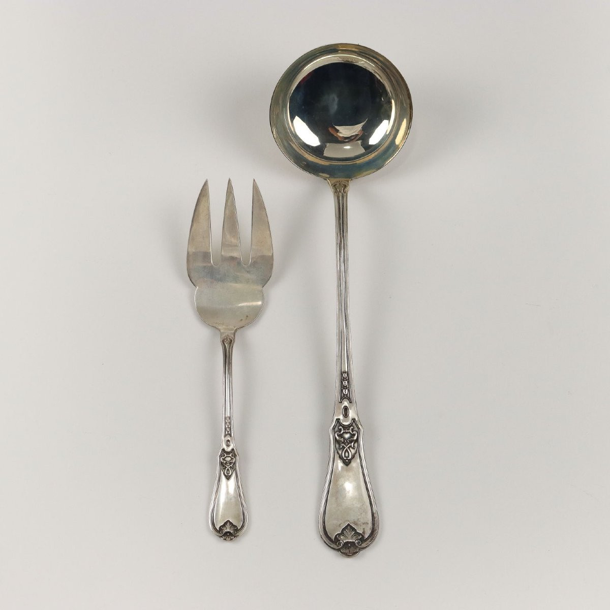 Michelangelo Clementi Silver Cutlery Set, Bologna Italy First Half Of The 20th Century-photo-1