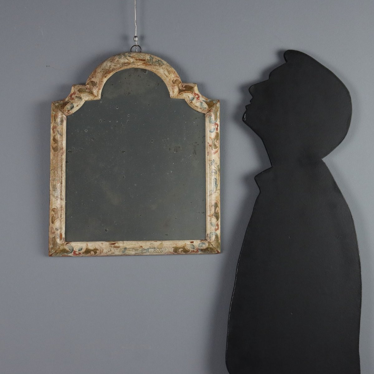 Baroque Fir Mirror Italy Mid 18th Century-photo-2