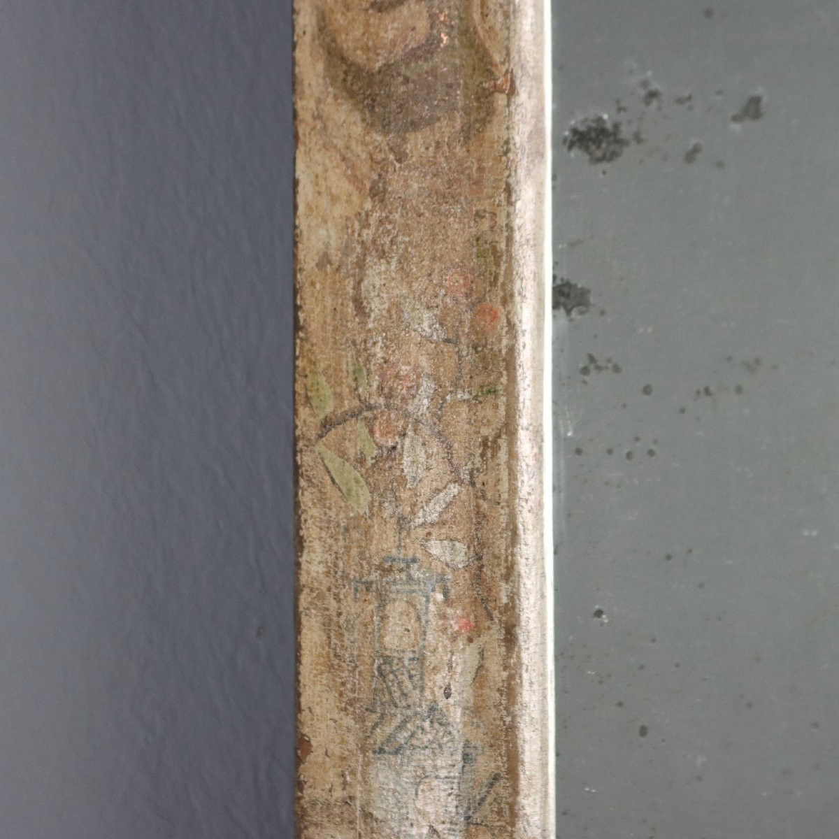 Baroque Fir Mirror Italy Mid 18th Century-photo-2