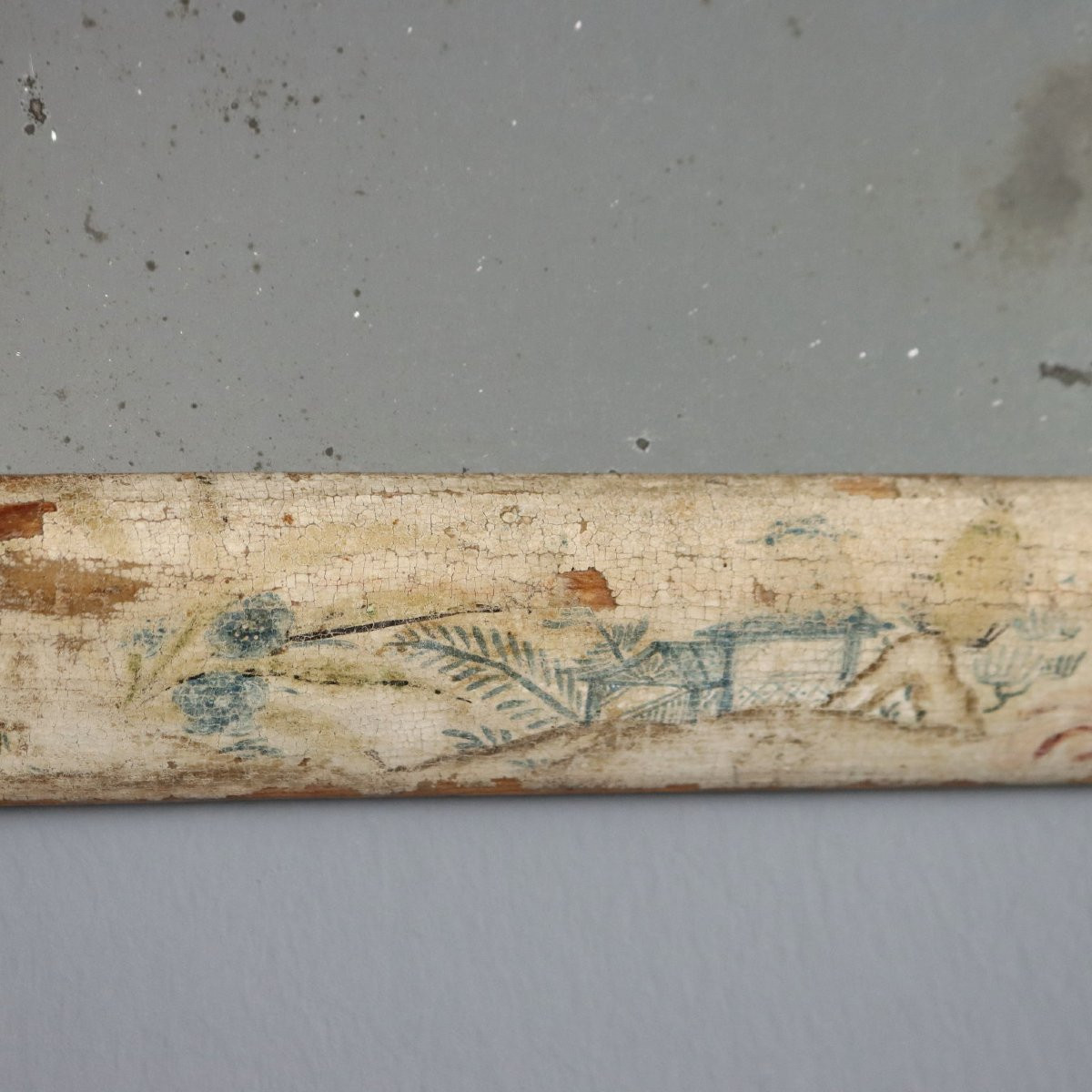 Baroque Fir Mirror Italy Mid 18th Century-photo-4