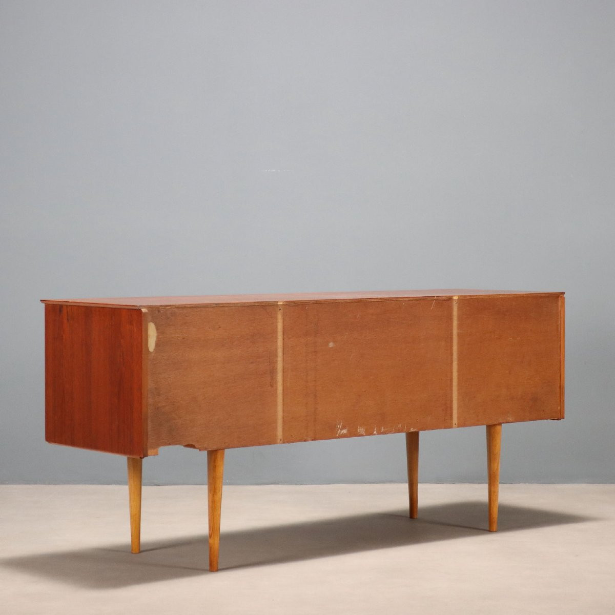 Vintage Chest Of Drawers Teak Veneer Design Italy 1960s-photo-4