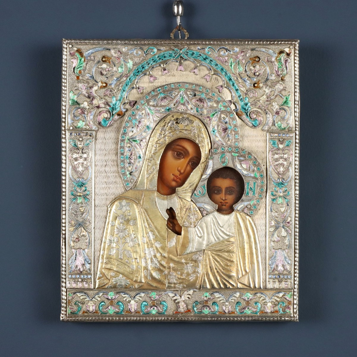 Silver Icon Copy By Julius Rappoport For Fabergé Russia First Half Of The 20th Century