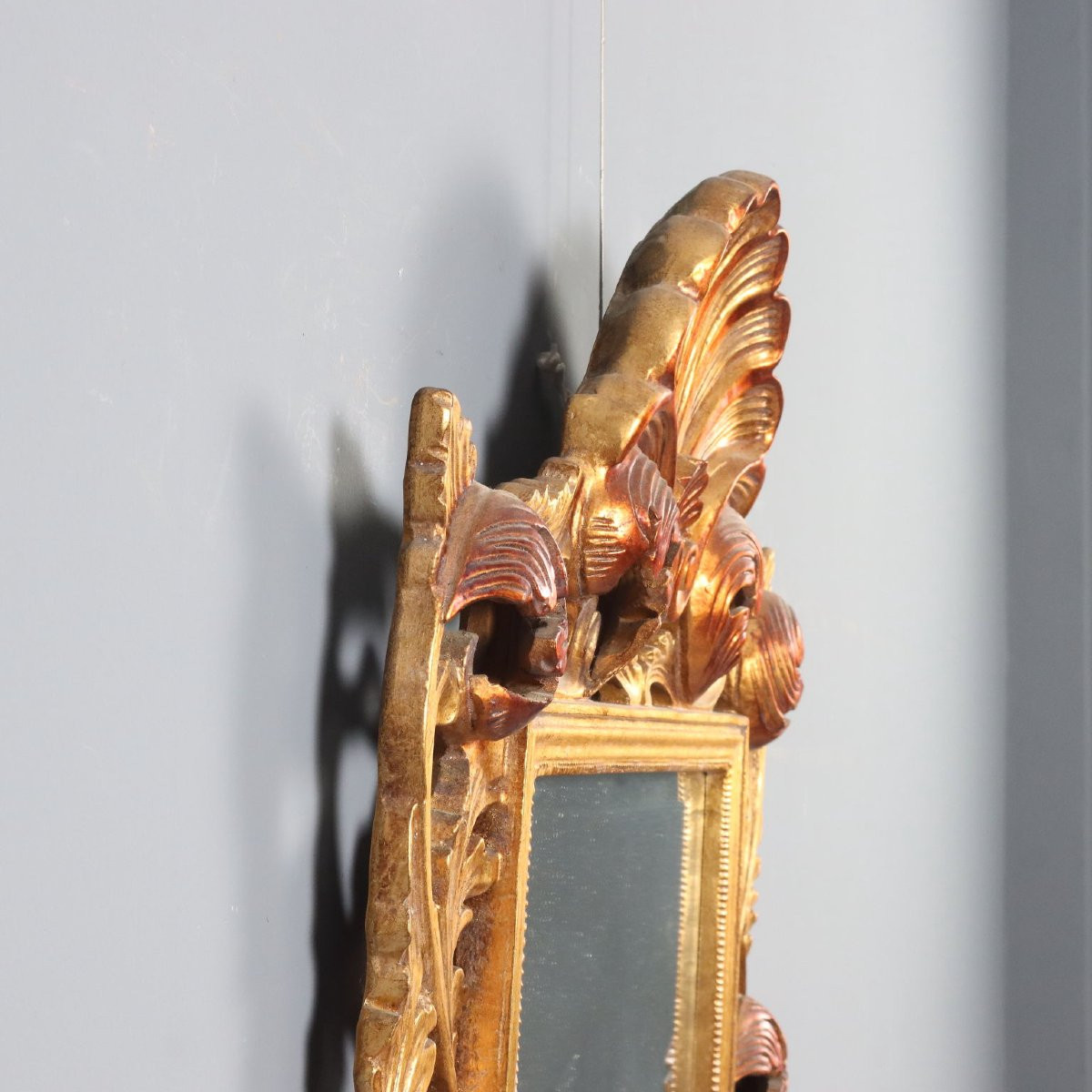 Miroir de style baroque Italie, XXe siècle-photo-4