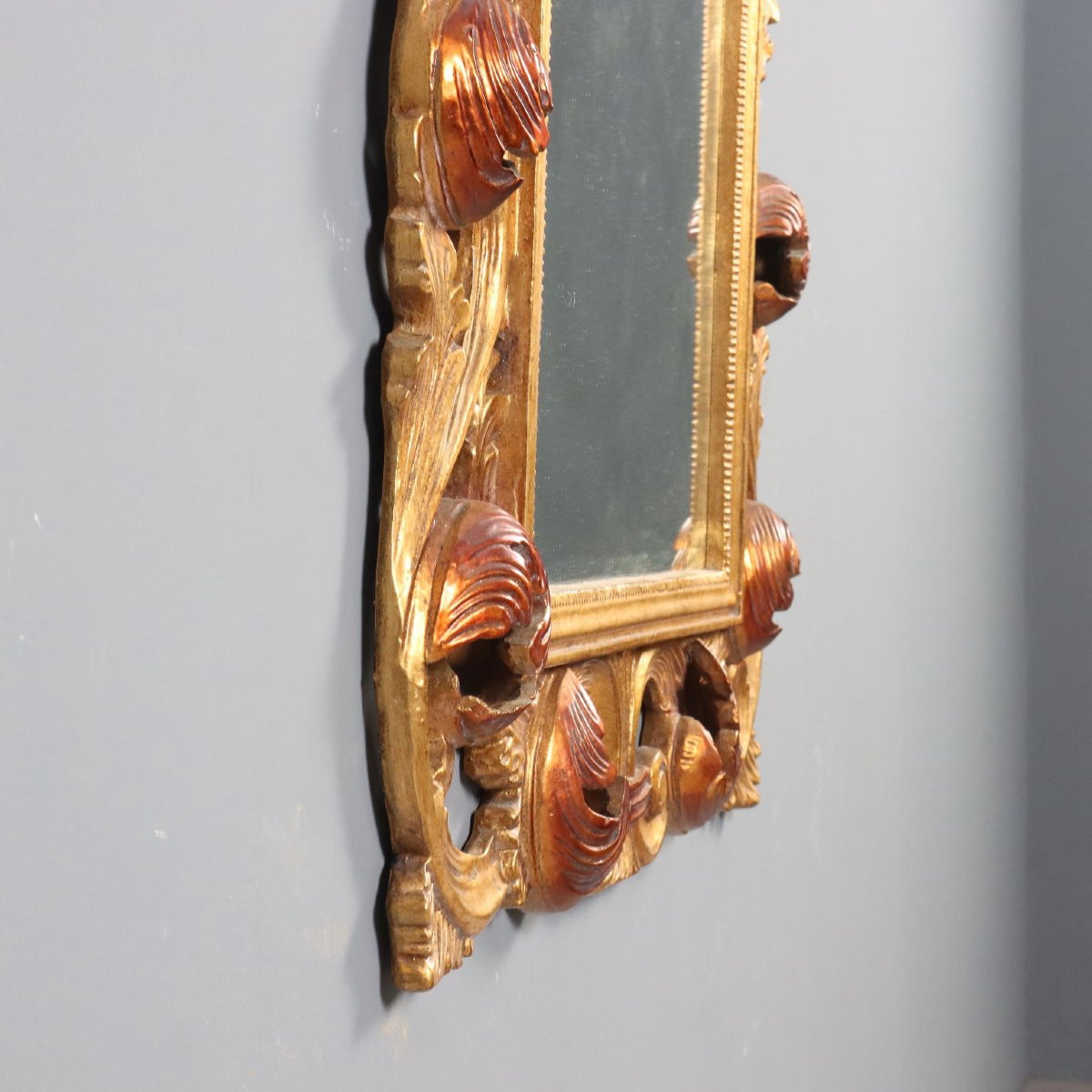 Miroir de style baroque Italie, XXe siècle-photo-5