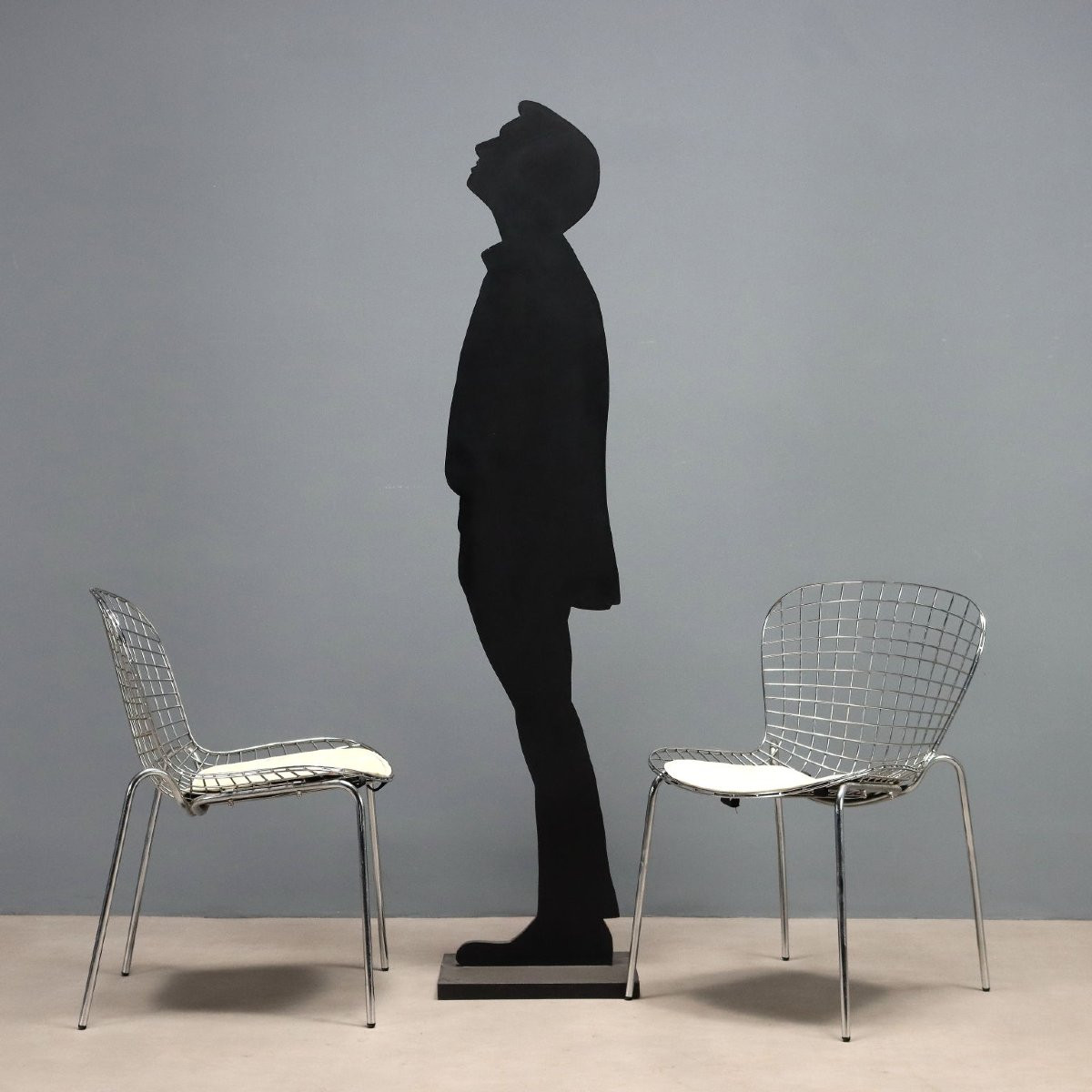 Dix Chaises Vintage  Design Italie des Années 1960-photo-2