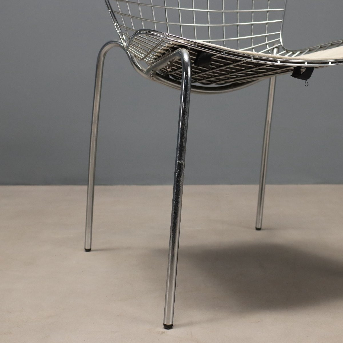 Dix Chaises Vintage  Design Italie des Années 1960-photo-3