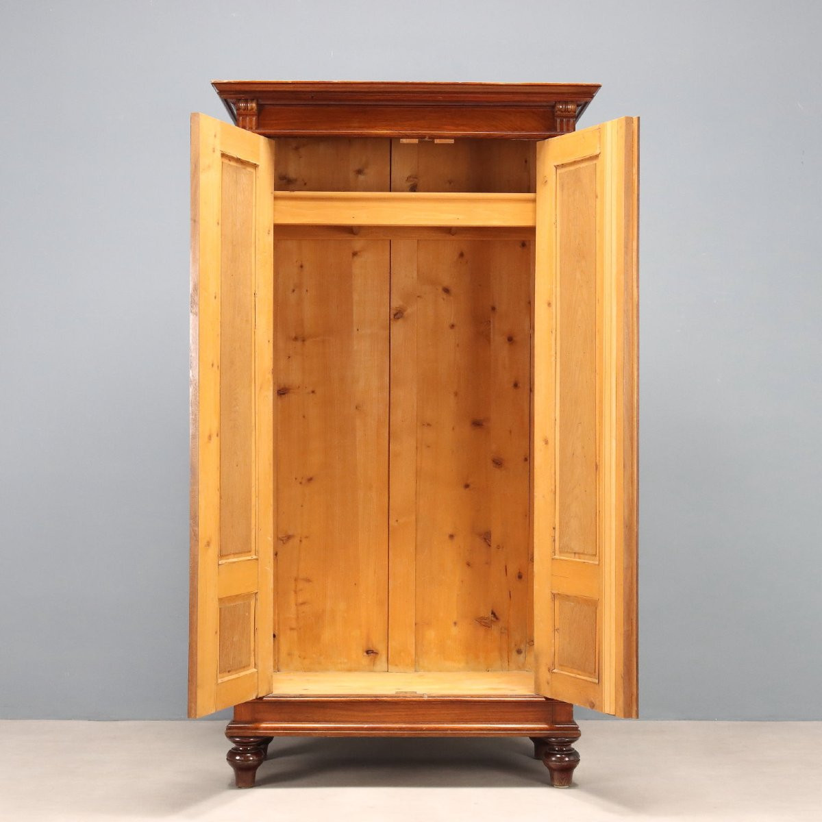 Armoire plaquée acajou Italie, début du XXe siècle-photo-3