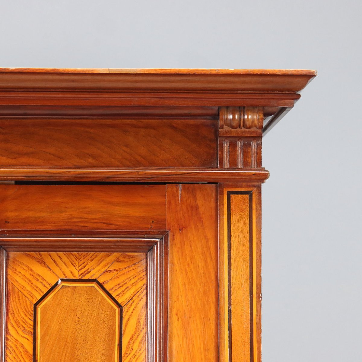 Armoire plaquée acajou Italie, début du XXe siècle-photo-2