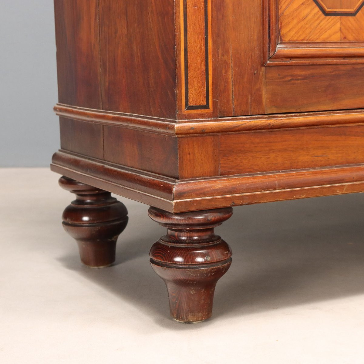 Armoire plaquée acajou Italie, début du XXe siècle-photo-5