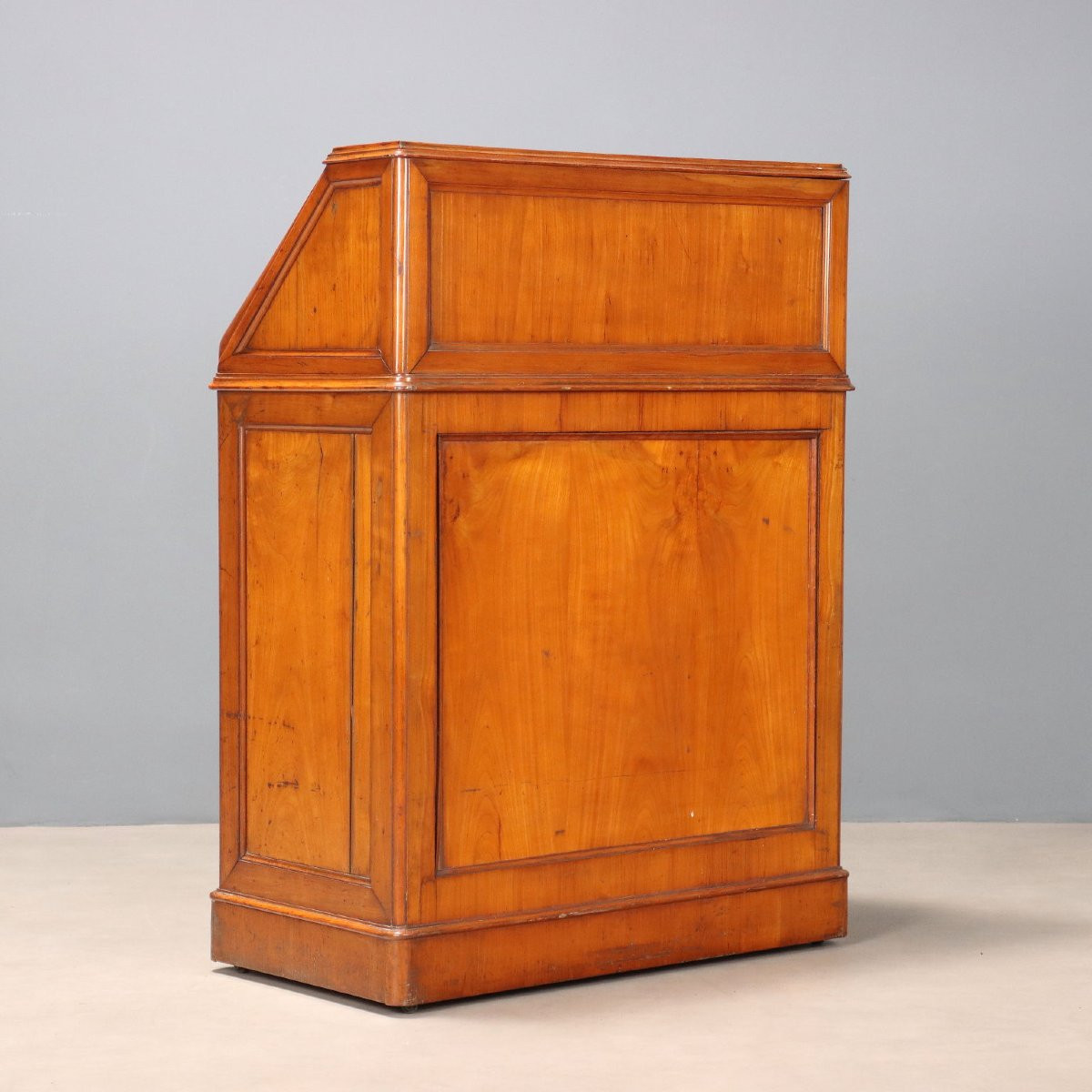 Antique Flap Cabinet Cherrywood Italy Mid XIX Century-photo-6