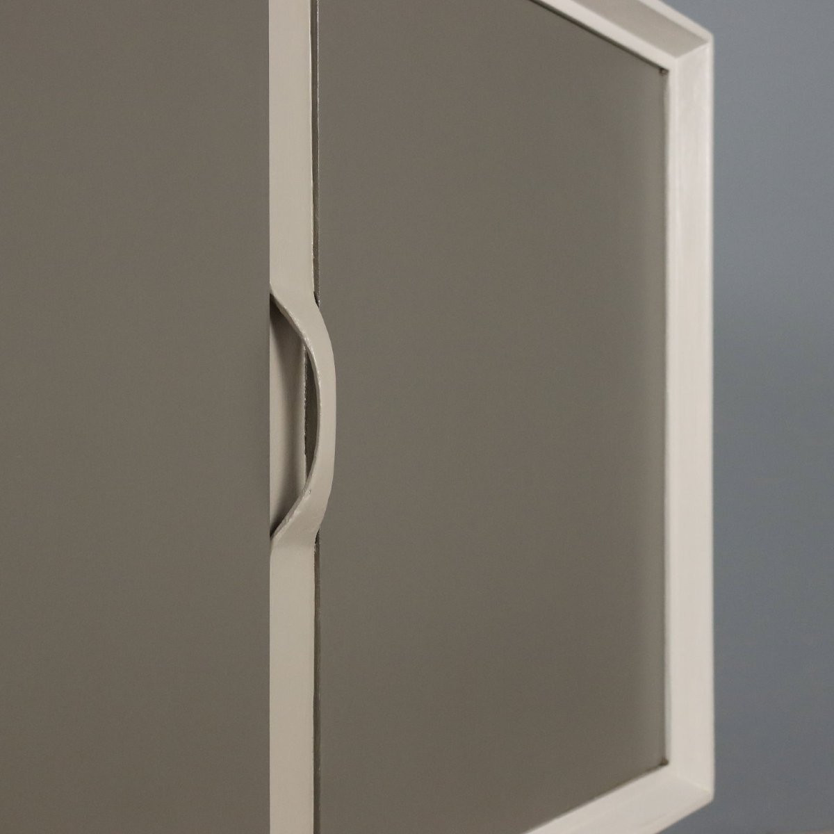 Buffet Prisma Collection Vintage Design Teck Peint Années 1960-photo-4