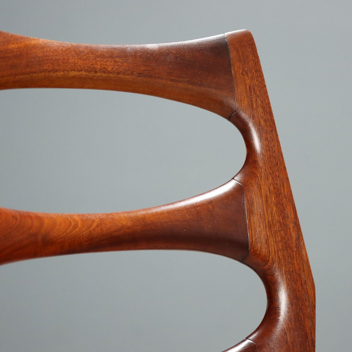 Vintage Chairs Beech Fabric Design Italy 1950s Restored-photo-3