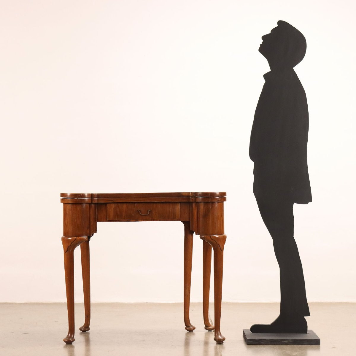 Table de Jeu Baroque Noyer Peuplier Italie XVIIIe Siècle-photo-2