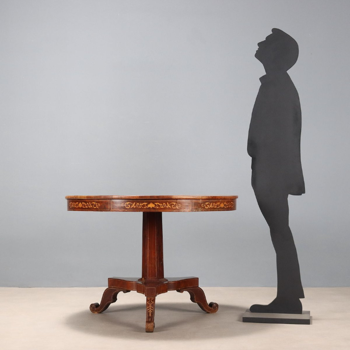 Charles X Mahogany Table Italy Second Quarter Of The 19th Century-photo-2