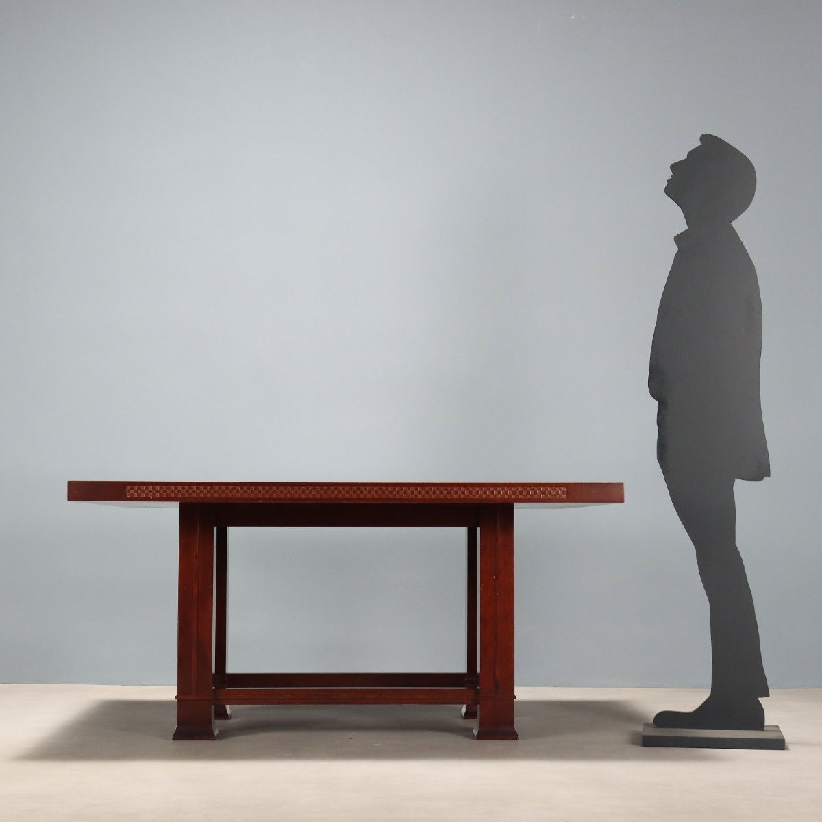 Cassina Husser Table Design Frank Lloyd Wright Italy 1980s-photo-2