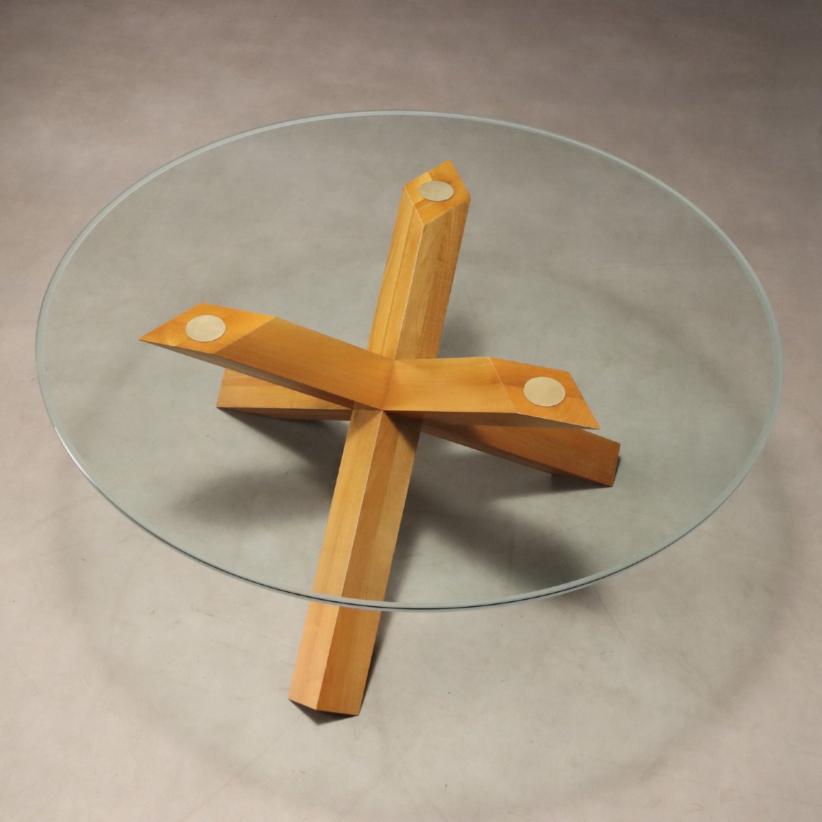 Cassina La Rotonda Table Vintage Design Mario Bellini 1980s-photo-5