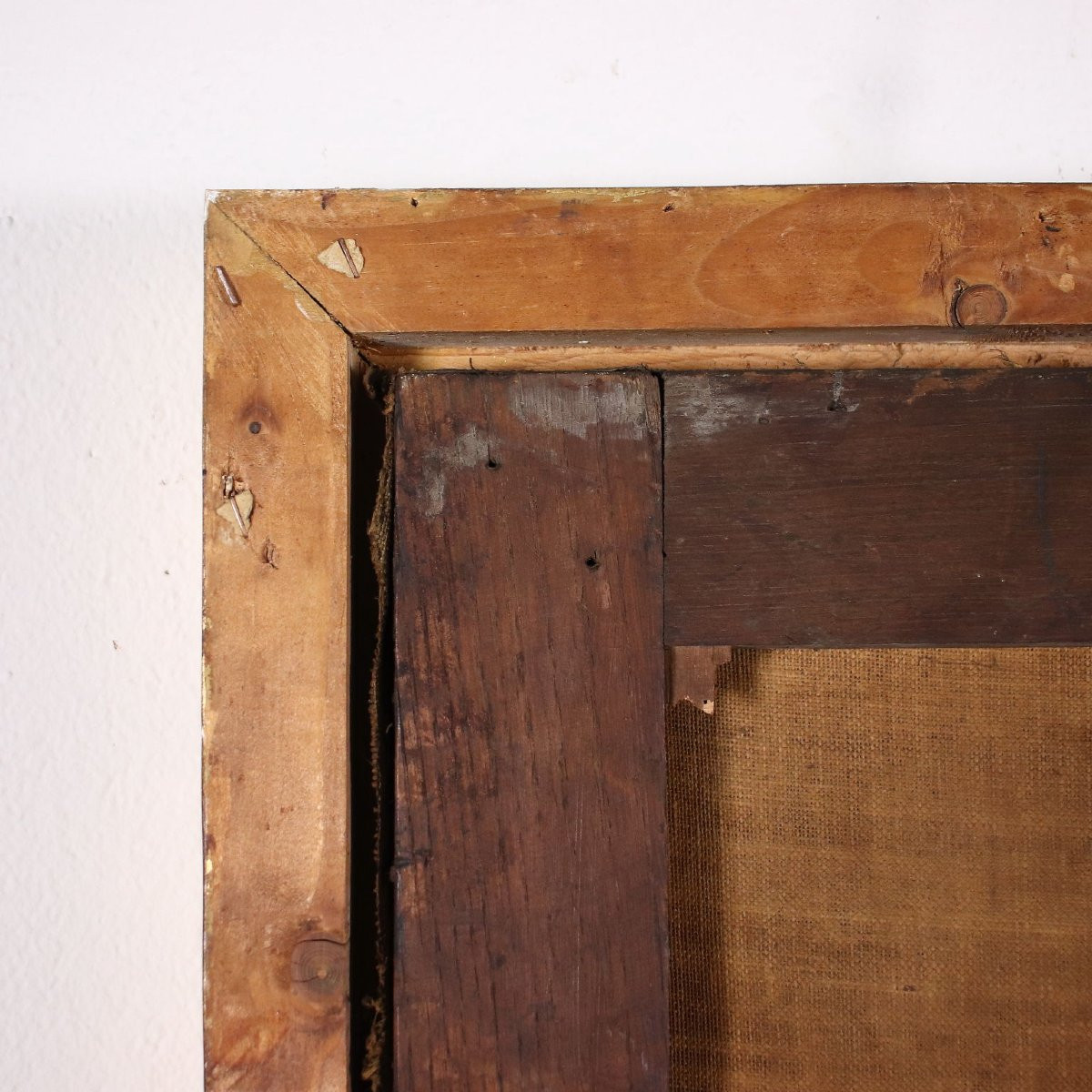 Tableau Ancien Paysage avec Bergers Huile sur Toile '600-photo-8